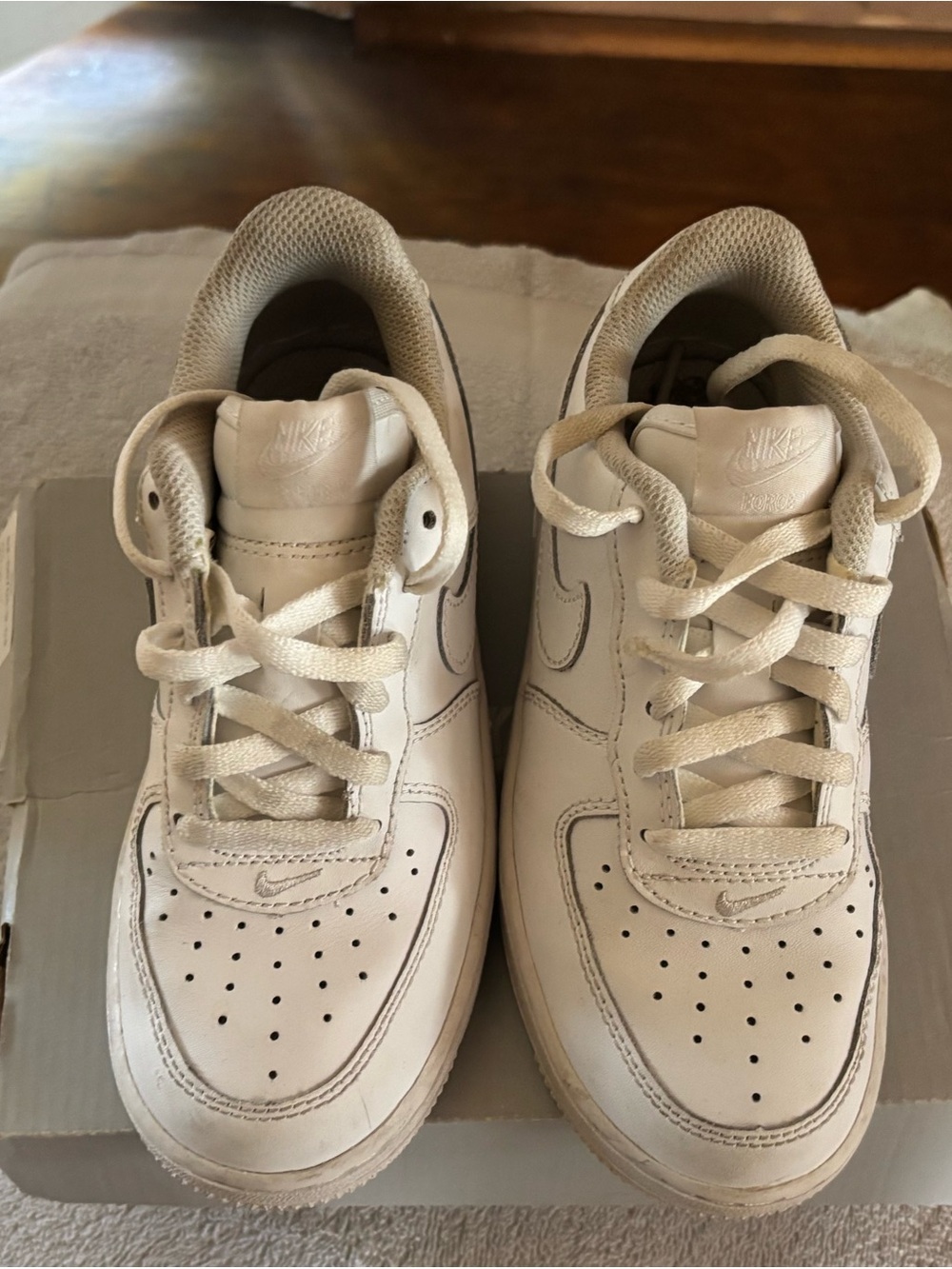 Nike Men’s Low-Top Sneakers in Cream/Beige